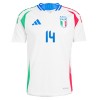 Maglia ufficiale Italia Chiesa 14 Trasferta Euro 2024 per Uomo